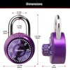Master Lock Padlock, Mini Dial Combination Lock for Gym or