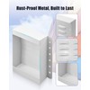 HZSIFU 2 pcs Heavy Steel Shipping Container Vent with Screen,
