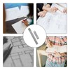 12-Inch Stainless Steel Metal Ruler with Non-Slip Cork Backing -