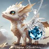 SLIACETE 925 Sterling Silver Dragon Necklace for Women Rose Quartz