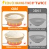 Heating Sourdough Bread Proofing Basket - 9 Inch Foldable Silicone