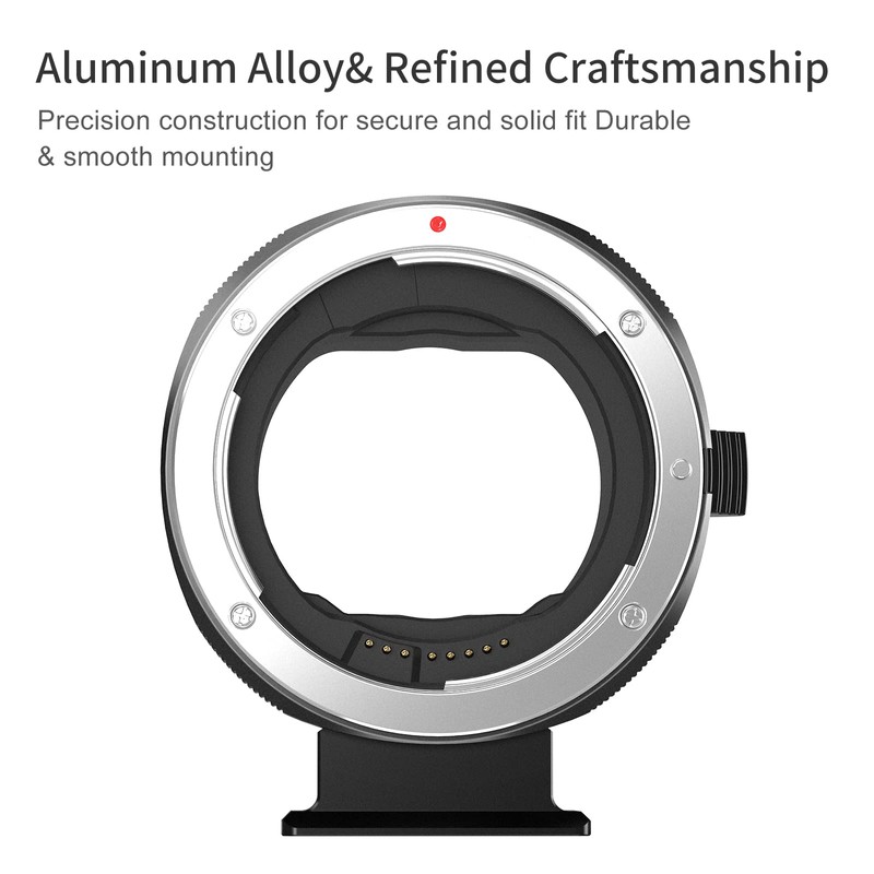 K&F Concept EF- EOS R Auto Focus Lens Adapter, Auto