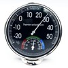 EUROXANTY Analogue Thermometer and Hygrometer Device, Humidity Meter with ABS
