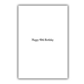 40th Birthday Card For Him, Funny 40th Birthday Card Men, Happy 40th Birthday Card Him, 40th Birthday Male Card, Greetings Card, Male 40th Birthday Card, Male 40th Birthday Cards
