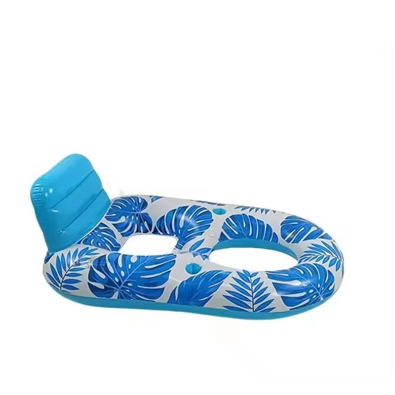 Inflatable Pool Float Lounger for Adults – Vinyl Floating Chair