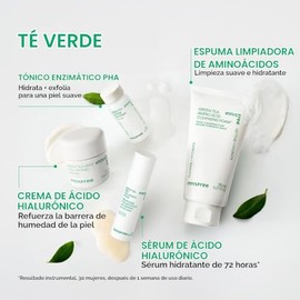 innisfree Hydration Heroes Green Tea Skincare Routine Set: Hydrate & Glow with Antioxidants & Amino Acids
