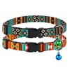 Cat Collar Breakaway 2PCS Adjustable Pattern Tribal Aztec Southwest Safety