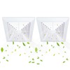 Flowild 2 Pcs 9x9 Bathroom Exhaust Fan Cover with Springs
