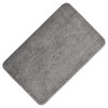 JUJUGO Toilet Mat, U-Shaped Bath Mat, Absorbent, Quick Drying, Anti-Slip,