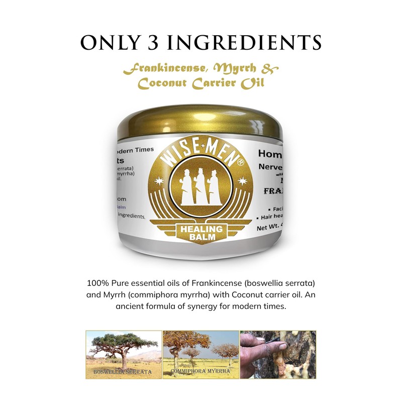 Wise Men Healing Balm with Myrrh and Frankincense Essential Oils