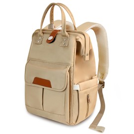 MASHDE Diaper Bag Backpack for Mom, Spacious Baby Organizer with Multiple Pockets & Magnetic Buckle, Ergonomic Waterproof Travel Bag for Shower/Gym/Work​