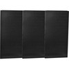 Wall Control Industrial Metal Pegboard- Black Three 16inx32in Panels