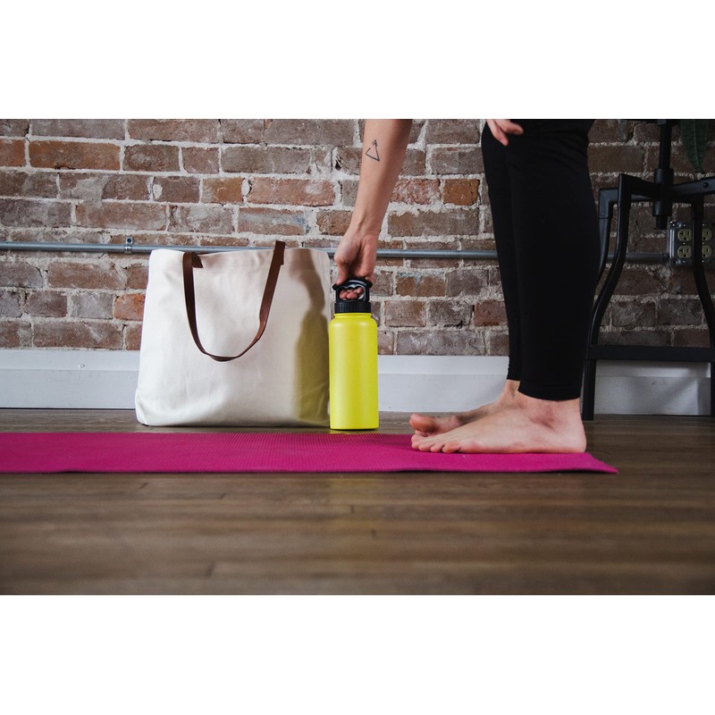 FIFTY/FIFTY 34oz - Stainless Steel Bottle-3 Finger Grip Cap