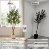 LYLYFAN Olive Tree Artificial Indoor 7FT Faux Olive Tree with
