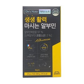 Paleo 팔레오 닥터스노트 생생활력 마시는 알부민 15포 Paleo Doctor's Note Liquid Albumin 15 Sachets