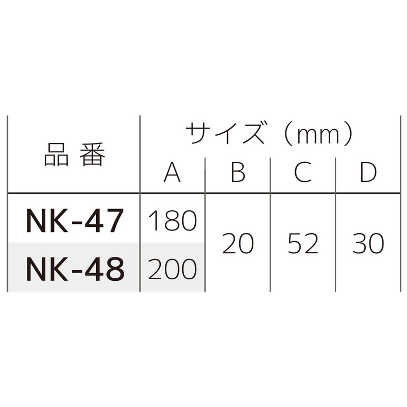 ENGINEER NK-48 Engineer Astro Nipper, Double-edged, Round, Electrician, 7.9 inches