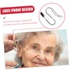 KOMBIUDA Hearing Amplifier Loss Lanyard for Seniors and Secure Ear-back