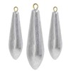 Atibin Drop Shot Fishing Weight Sinker Teardrop Saltwater Fishing Weights