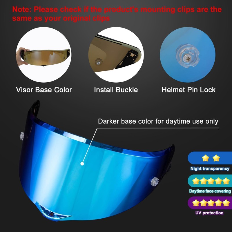 PSLER Pista GP RR visor - Pista Helmet Visor Motorcycle