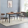 Giantex Wood Dining Table, Rectangular Kitchen Table, Modern Home Furniture