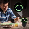Car Ashtray, 2-Pack Mini Ashtray with Luminous Design, Durable ABS