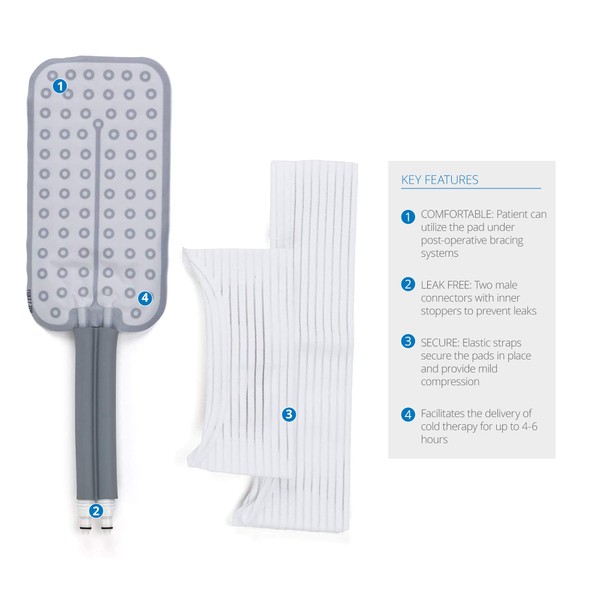 Ossur Ossur Cold Rush Therapy Rectangular Pad | Ergonomic Pad