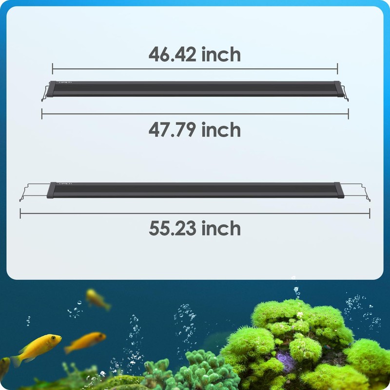 Gamalta Aquarium Light, 42W 24/7 Lighting Cycle, Sunrise/Daylight/Moonlight Mode and