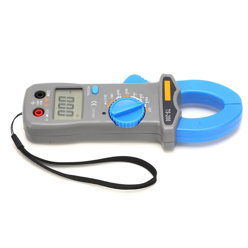 TS‑200 600A/600V High Accuracy Clamp Meter Anti Burn Multifunctional Digital