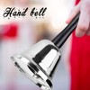 eMKay® Small Classic Silver Stainless Steel Hand Bell (12cm Tall)