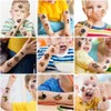 Etiqueta Engomada Del Tatuaje Del Pirata De La Historieta Etiqueta