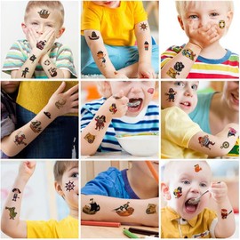 Etiqueta Engomada Del Tatuaje Del Pirata De La Historieta Etiqueta Engomada Temporal Impermeable Del Partido De La Diversión Del Sudor
