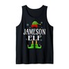 Jameson Elf Xmas Funny Men's Family Matching Christmas Tank Top