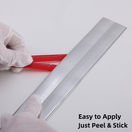 Trimold Multifunctional Wall Shaping Trim Corner Guards, Caulk Strip, Application in Table Edge, Door Frame, Baseboard for Protection and Decoration, Shiny Silver, 5 m x 4 cm