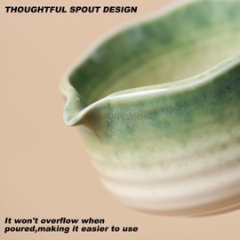 lomonmen Matcha Set, 7-Piece Macha Tea Set with Matcha Brush, Matcha Bowl, Matcha Whisk, Matcha Strainer, Matcha Chasen, for Matcha Tea Ceremony and Matcha Lovers