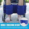 DOERDO Wheelchair Leg Rest Seatbelt Restraining Strap Footrest Restraint Prevent