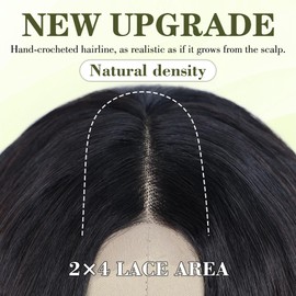 NAYOO Long Brown Mixed Blonde Wavy Wig for Women 26 Inch Middle Part Lace Hairline Curly Wavy Wig Natural Looking Synthetic Heat Resistant Fiber Wig for Daily Party Use