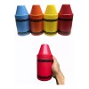Vaso 10 Vaso Mini Forma De Lapizcrayola, Dulcero, Crayonchelita