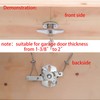 Wedelweib Garage Doors T Handle Lock with 2 Keys and