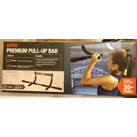 SPRI Premium Iron Home Gym Pull Up Bar for Doorways up to 32" GOING FAST