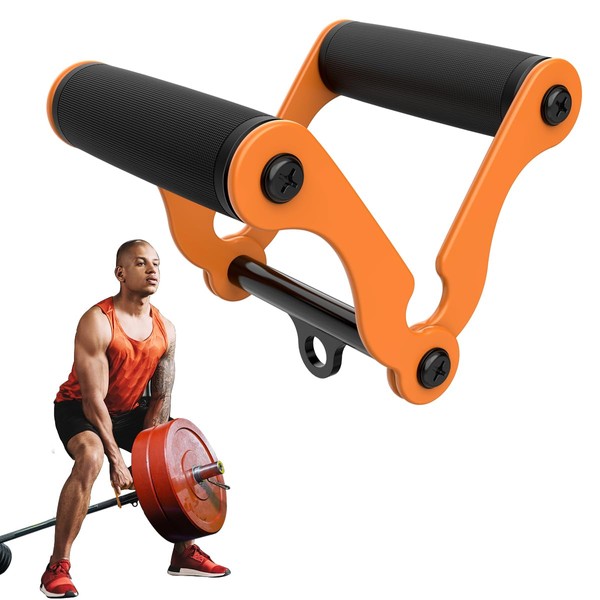 Panulix V Bar(Orange) T-Bar Row Landmine Handle Attachment for Barbell