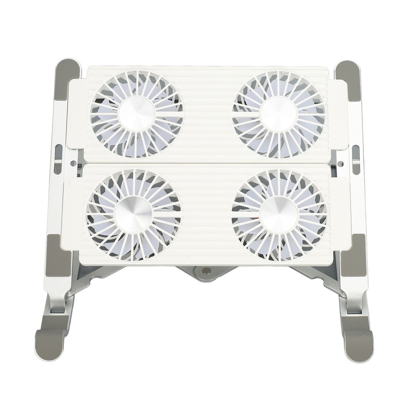 Laptop Stand with Cooling Fan Detachable Adjustable Aluminum Foldable Portable