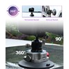 4.7inch Suction Cup Camera Mount, 360 Degree Rotation 4.7 Inch