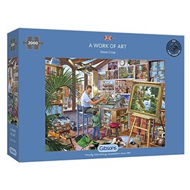 Gibsons A Work of Art 2000 Piece Jigsaw Puzzle