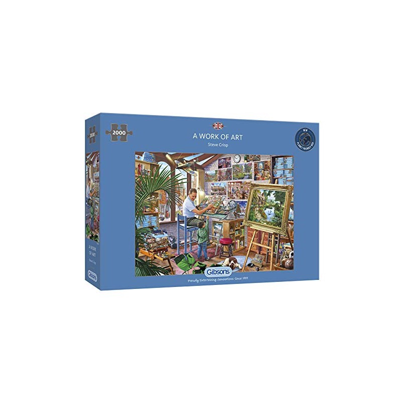 Gibsons A Work of Art 2000 Piece Jigsaw Puzzle