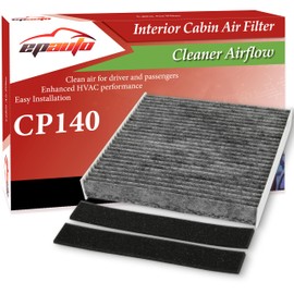 EPAuto CP140 (CF10140) Cabin Air Filter Compatible with Nissan Altima, Maxima, Murano, Sentra, X-Trail, Infiniti FX35, FX45, G35, Mitsubishi Outlander, Eclipse Cross, Lancer, RVR - Fits 2000-2025
