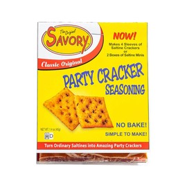 The Original Savory Saltine Seasoning Gift - Classic Original, Garden Dill, & Texas Chipotle - Pack of 3, 1.4 oz. Bags By Lyza's Sweets & Treats