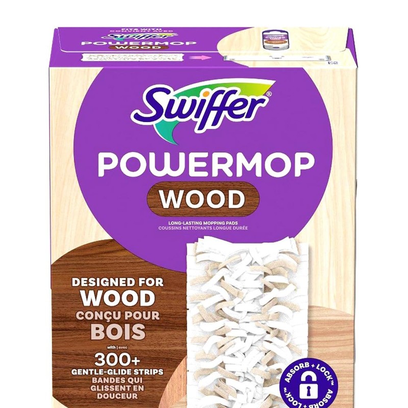 Swiffer Power Mop 15.4 in. Wet and Dry Microfiber Mop