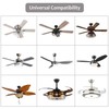 2 Pack Small Size Universal Ceiling Fan Remote Control Kits,