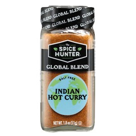 The Spice Hunter Curry, Hot, Indian, Blend, 1.8-Ounce Jar