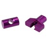ALUMINIUM BRAKE ROD NUT ANODIZED PURPLE - FOR SIMSON S50